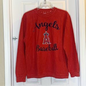 Los Angeles Angels Women’s Long Sleeve Baseball Shirt Size Medium